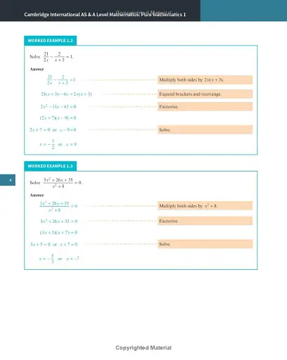 Pure Mathematics 1. Coursebook. Cambridge International AS & A Level - фото 9