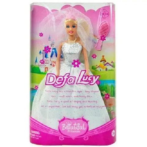 Кукла Defa Lucy Bambi 6091 Невеста Белое платье - фото 1