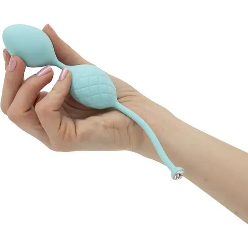 Розкішні вагінальні кульки Pillow Talk - Frisky Teal - фото 4