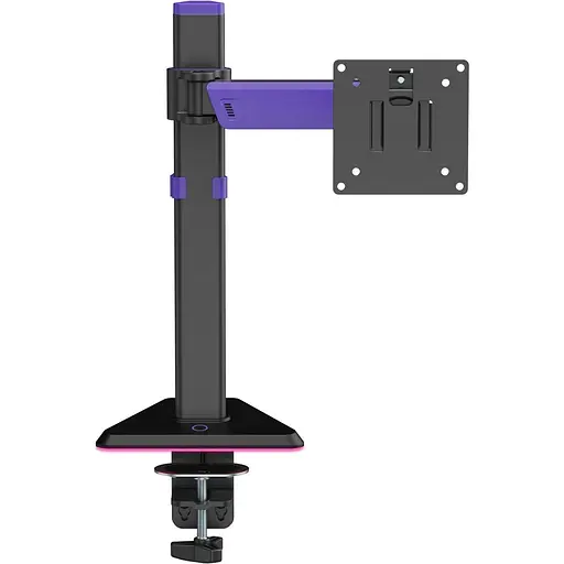 Настільне кріплення для монітора Gamepro MAG101V RGB 17`-40` Black/Violet [148276] - фото 6