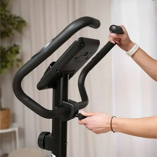 Велотренажер Hop-Sport HS-4000H Grant чорно-золотистий - фото 7