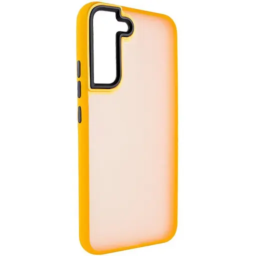 Чохол TPU+PC Lyon Frosted для Samsung Galaxy S21 FE Orange