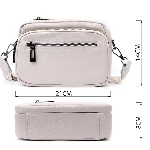 Кожаная женская сумка Vintage 21х14х8 см sum0026590 - фото 3