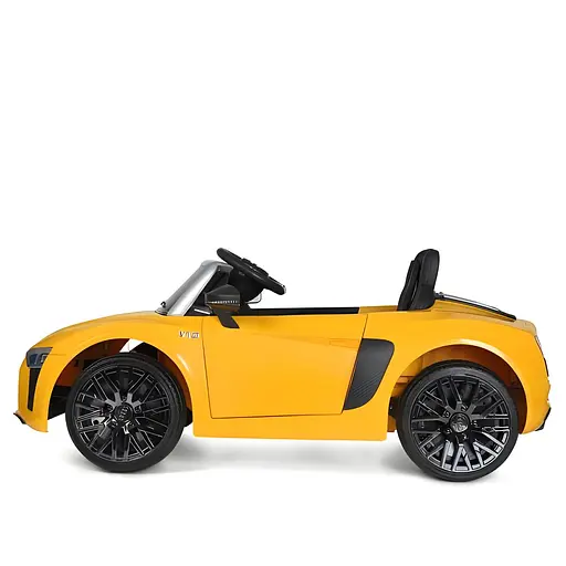 Электромобиль детский Bambi M 3449EBLR-6 Audi на пульте управления с музыкой и светом желтый - фото 2