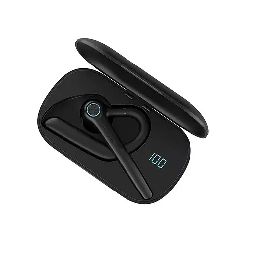 Бездротова Bluetooth гарнітура G3 з індикатором заряду, кнопками управління шумозаглушенням. Бізнес гарнітура - фото 3