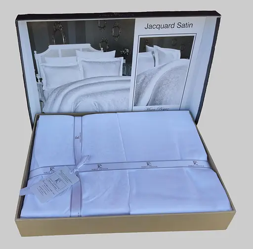 Постільна білизна Misra White Жаккард First Choice pbe0051018 - фото 3