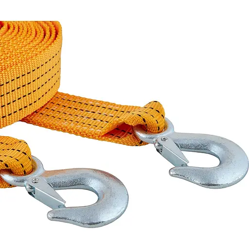 Трос буксирувальний Vitol ТР-250-5-1 стрічка 5 тонн 50 мм х 5 м помаранчевий (TR-250-5-1) - фото 3