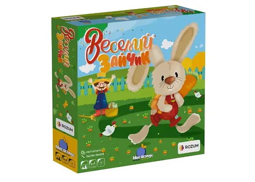 Настільна гра Rozum Веселий Зайчик (Happy Bunny) (укр.) (R018UA)