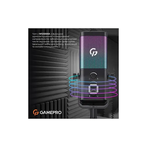 Микрофон GamePro Genesis X-Arctic USB (UGM117B) - фото 12