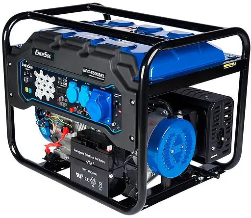 Генератор газ/бензин EnerSol 5.5 кВт EPG-5500SEL - фото 2