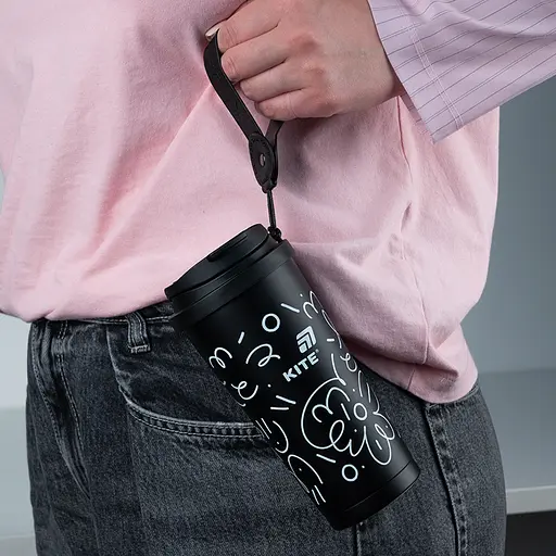 Термокружка Kite чорна 550 мл (K25-1226-1) - фото 7