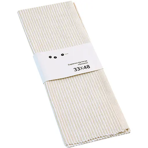 Салфетка под посуду МВМ My Home (MVM) Тоскана бежевый/белый 33 x 48 см (KT-22 BEIGE/WHITE) - фото 2