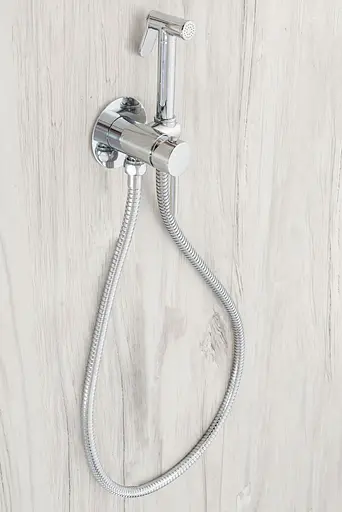 Набір гігієнічного душу прихованого монтажу Rea Loop chrom REA-B4106, Хром - фото 6