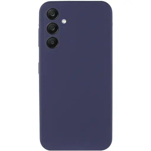 Чехол Silicone Cover Lakshmi Full Camera (AAA) для Samsung Galaxy A56 5G Темно-синий / Midnight blue - фото 2