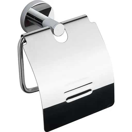 Тримач туалетного паперу з кришкою VBI Uranus chrome VBI-040413CH Хром - фото 1
