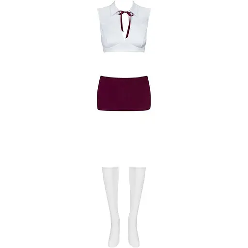 Еротичний костюм Obsessive Student 4 pcs costume S/M - фото 3