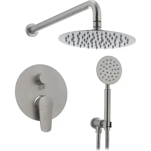 Душова система прихованого монтажу Mixxus MAX-003 SS0044, Нержавіюча сталь - фото 1