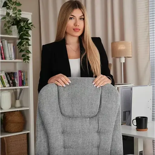 Офисное кресло Di Volio Baldo серый - фото 9