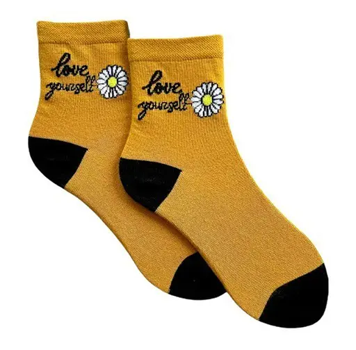 Набор носков 3 пары с надписями ORGANIC cotton бесшовные JILL ANTONY 35-37 - фото 4