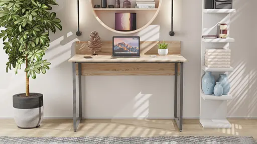 Компьютерный стол Ferrum-decor Скай 75x120x70 белый ДСП Дуб Артизан 16мм (FRD-101104) - фото 6