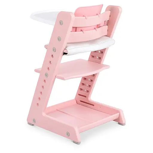 Стул для кормления ME 1101 STAGE экокожа Pink  - фото 4