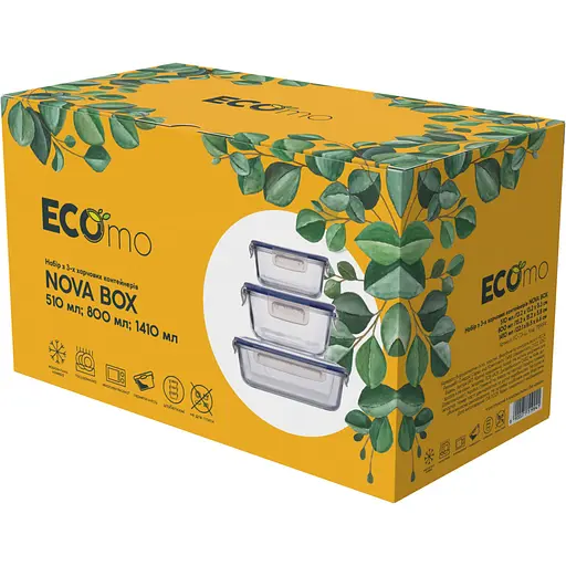 Набір контейнерів Ecomo Nova Box 3 шт. (FC-T3-LL) - фото 4