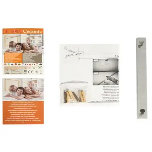 Керамічний обігрівач Teploceramic TCM-RA 1000 бежевий з терморегулятором (TCM-RA1000BEIGE) - фото 7