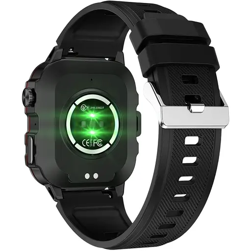 Смарт-часы Lige Smart Expert Nano Rubber 2 ремешки черные (3204) - фото 7