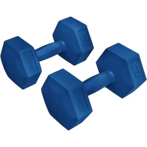 Гантели для фитнеса композитные Hop-Sport HS-C030DS 2х3кг синий