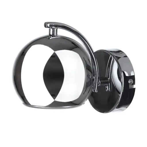 Бра Brille BL-308W/1 E14 CH направленного света настенное накладное в спальню