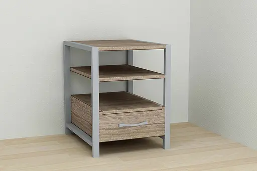 Тумба універсальна Ferrum-decor Вів'єн 1/1 50x41x40 сірий ДСП Дуб Сонома Трюфель 16мм (FRD-104154)