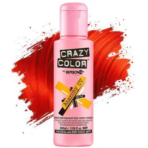 Тінт-фарба для волосся Crazy Color відтінок 76 ультрафіолет що світиться 100 мл