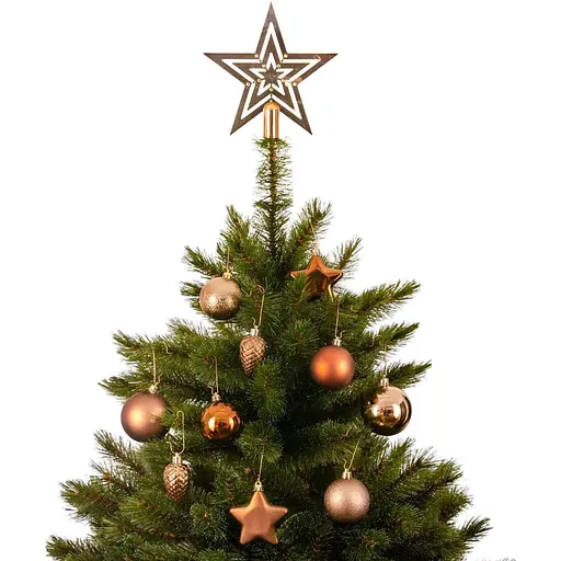 Комплект ялинкових прикрас Mica Decorations пластикові 6-8 см шоколад 40 шт. (1182013) - фото 2