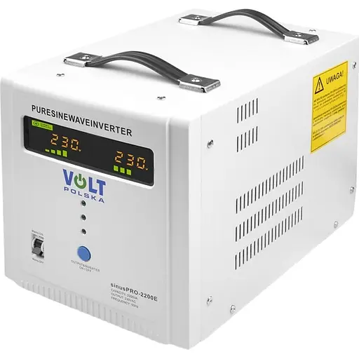 Джерело безперебійного живлення (ДБЖ) Volt Polska Sinus Pro 2200E 12/230V 1600/2200W (3SP092212E) [107988]