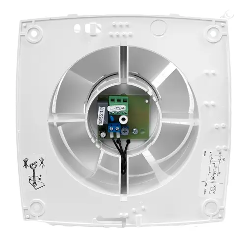 Вентилятор бытовой вытяжной Vents 125 ЛДТ с таймером Белый 30412 - фото 7