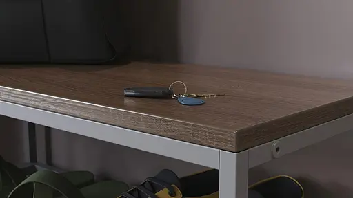 Банкетка універсальна Ferrum-decor Слайм 45x63x26 сірий ДСП Дуб Сонома Трюфель 16мм (FRD-104083) - фото 5