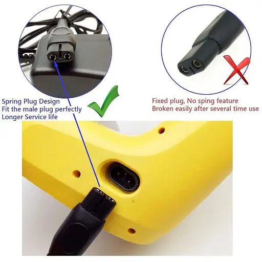 Зарядное устройство MX-055060A AC вакуумный адаптер 5.5V 0.6A Karcher WV50 WV60 WV70 WV75 - фото 4