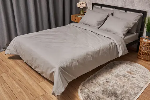 Пододеяльник Moon&Star Бязь Gold Люкс Gray Двуспальный 175x210 см - фото 1