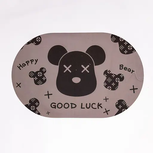 Діатомітовий овальний килимок для дому Good Luck 38×58 (см) вологопоглинальнючий килимок для кухні ванни та туалету Yiwu HP-42-56