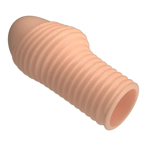 Насадка на пеніс Pretty Love Penis Sleeve Hoytt 9 см (тілесний) - фото 9