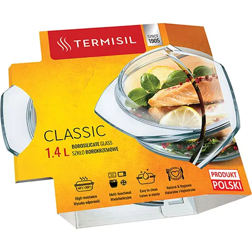 Уценка. Форма для запекания Termisil круглая с крышкой 1.4 л (PNSO140A) - фото 2