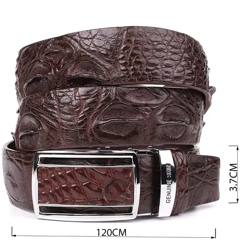 Ремінь-автомат Crocodile Leather 3,7х120 см acs0029612 - фото 4