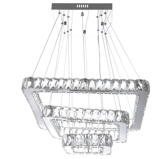 Люстра підвісна Brille з пультом LED 96W WW+NW+CW RM CH (BR-985S/3) - фото 3