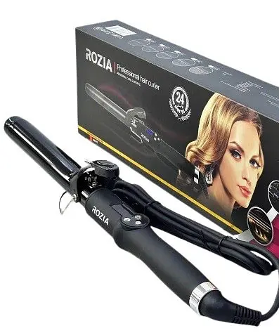 Плойка для локонів Rozia HR-772 для завивки волосся щипці 28 мм Чорний 65 Вт - фото 3