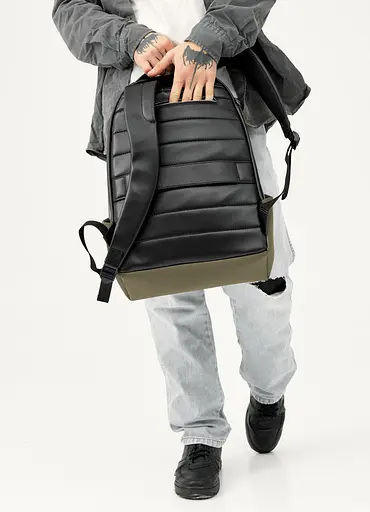 Мужской рюкзак Sambag ZARD DART черный с хаки 44 х 31 х 15 см (25523119m) - фото 6