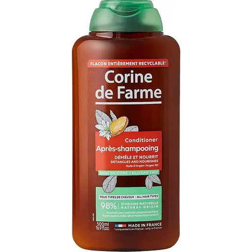 Кондиционер для волос Corine de Farme с аргановым маслом 500 мл