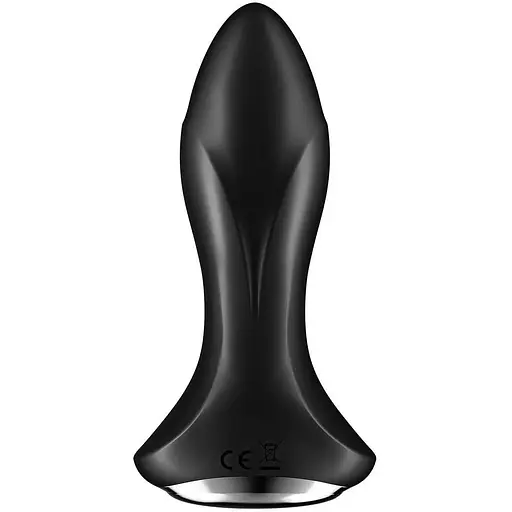 Анальна смарт-вібропробка із перловим масажем Satisfyer Rotator Plug 1+ Чорна - фото 6