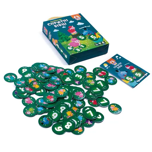 Дитяча настільна гра "Спритні вівці схопи 10-ку!" Vladi Toys VT8033-07, 99 фішок - фото 4