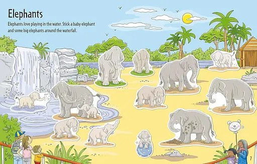 First Sticker Book: Zoo - фото 6