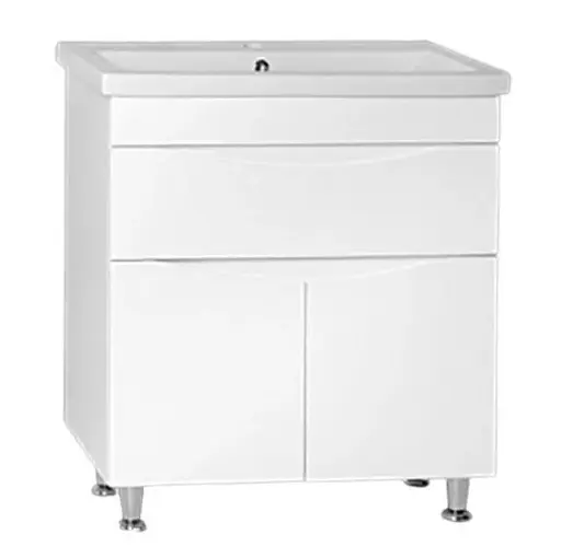 Тумба ПіК Ямайка Т6+ раковина Cersanit Como 100 см Белый 30412 - фото 1